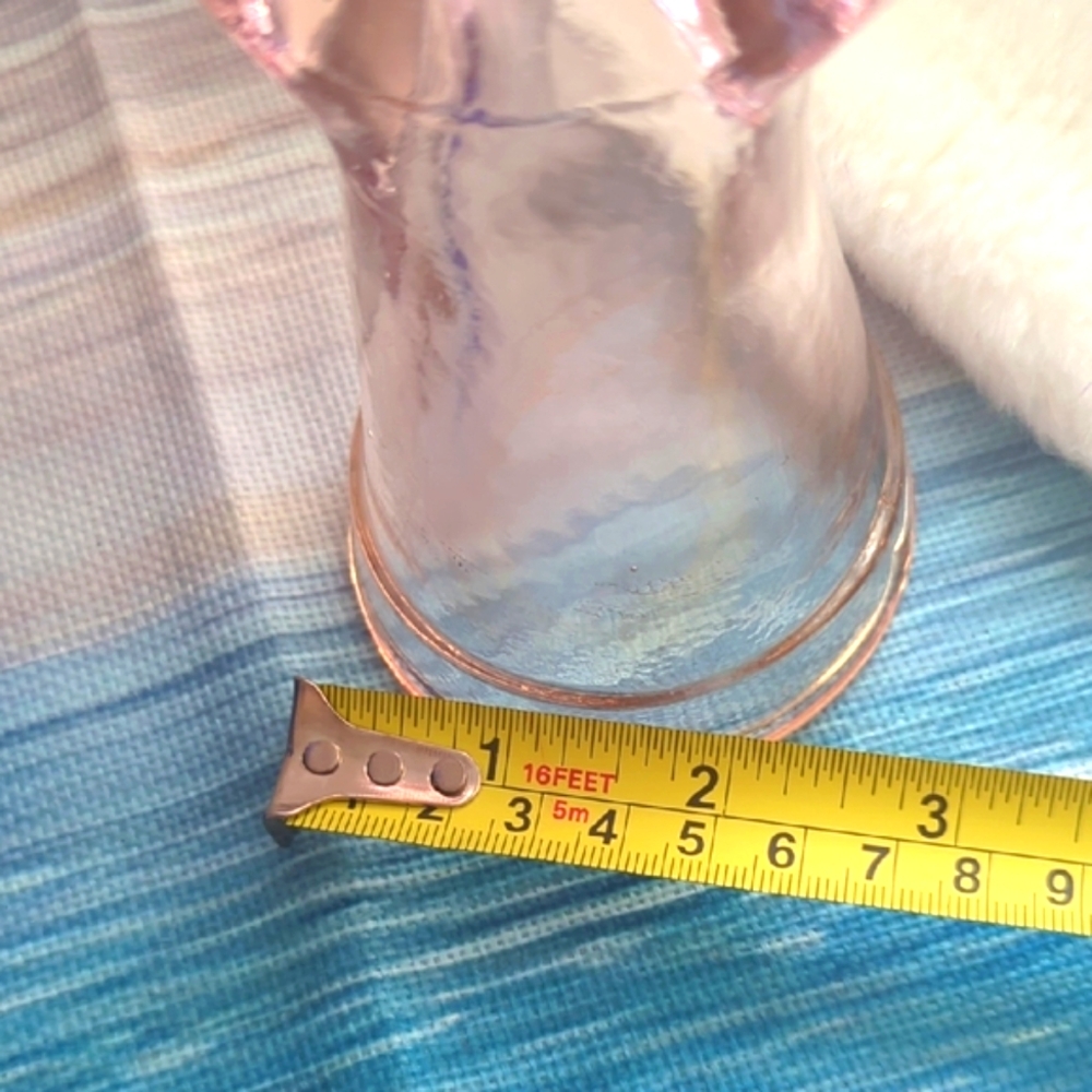 Vintage "1960's Pink Depression, and Colbert Blue Glass Hands" Set Of (2) - Picture 9 of 10